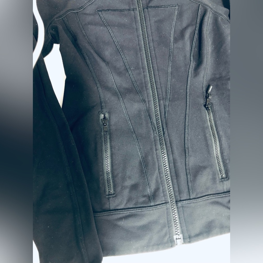 Girls Ivivva Black zip track jacket - Picture 4 of 5